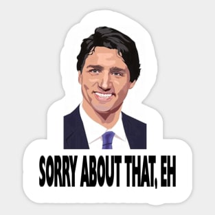 Canadian Apology Sticker